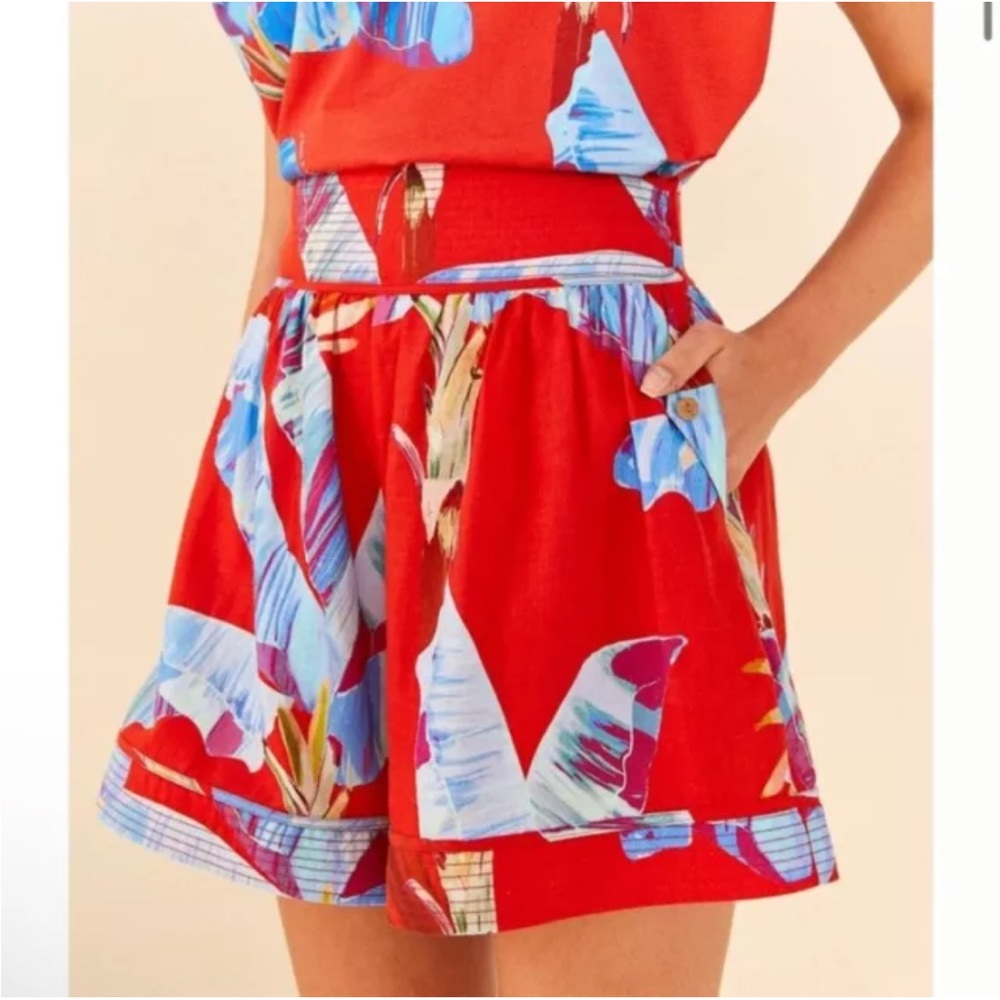 NEW Farm Rio high rise shorts